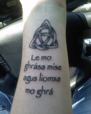 Gaelic Tattoo with Symbol