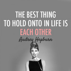 Most popular tags for this image include: audrey hepburn, quote, love ...