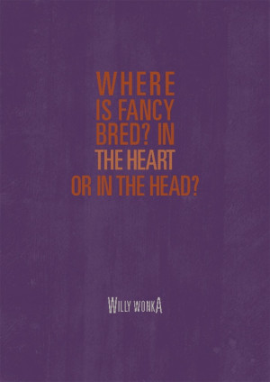 Andrew Fishleigh (graphic designer): Willy Wonka Print
