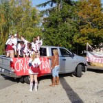 their float for the homecoming parade on Oct. 11. (Joel Harding photo ...