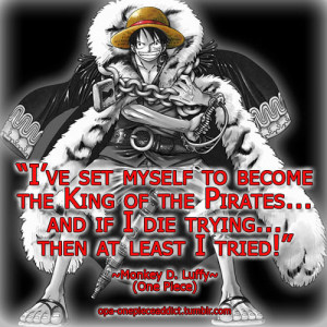 Most popular tags for this image include: one piece, quotes and luffy