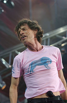 Jagger live at the San Siro , Milan, Italy , in 2003