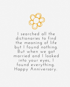 Husband to Wife Anniversary Quotes to wish her
