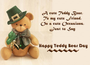 Cute Happy Teddy Day 2015 quotes, E cards, Greetings, HD wallpapers