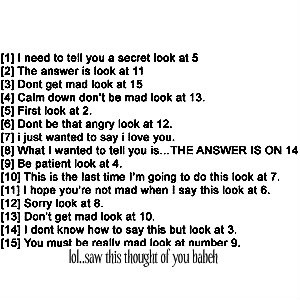 Saw this Thought of you babe – Baby Quote