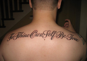 Meaningful Back Tattoo