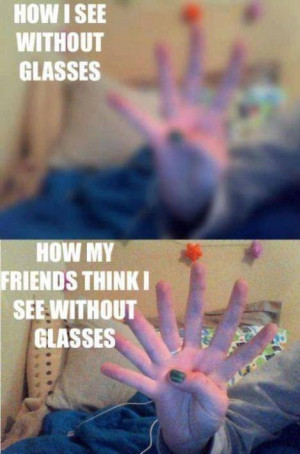 Truth about wearing glasses
