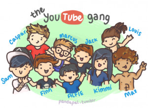 pandapal: The famous Youtube gang :)Yay they added Louis and Maz!