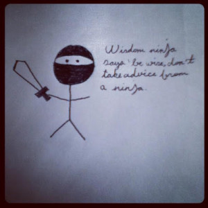 Wisdom Ninja Says ...