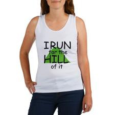 Funny Hill Running Women's Tank Top for