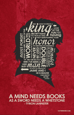 Game of Thrones Tyrion Quote Poster