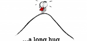True Love is, a long hug from loved one.