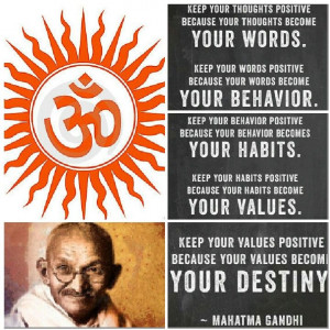 ... quote #Namaste #gandhi #meditation #spirituality #hindu #destiny #