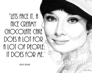 SearchChocolates Cake, Funny Face Quotes Audrey, Audrey Hepburn Quotes ...