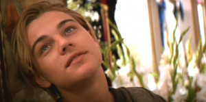 Leonardo DiCaprio as Romeo Montegue in Baz Luhrmann's Romeo + Juliet ...