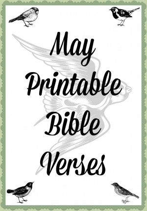 May Printable Bible Verses