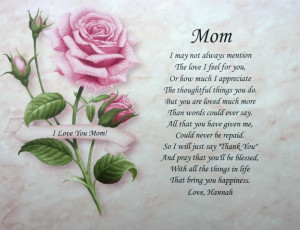 Birthday Poems For Moms In Heaven