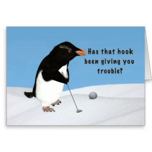 File Name : birthday_humorous_penguin_playing_golf_card ...