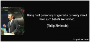 Being hurt personally triggered a curiosity about how such beliefs are ...