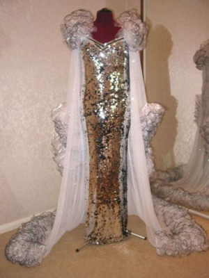 XXL Sequin Style Dress Drag Queen/Cabaret/Club/Evening/Stage/Show ...