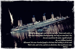Titanic Quotes Never Let Go Quote to remember: titanic