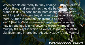 Top Quotes About Ready For Change