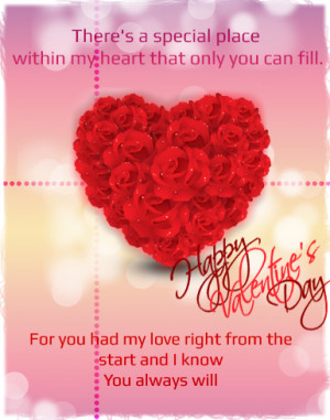 Valentine Greeting & Message • Beautiful Valentine's Day Card