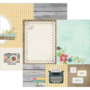 Homespun Double-Sided Elements Cardstock 12