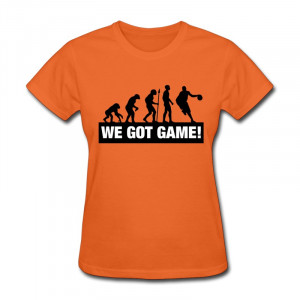 Gildan Shirt Girl basketball evolution we got game f2 Cute Quote ...