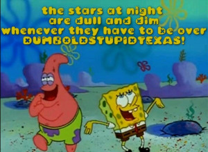 Spongebob Texas