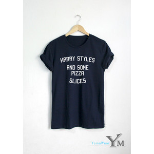 Harry Styles and Some Pizza Slices T-Shirt One Direction Shirt Fashion ...