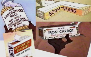 Acme invents – products seen on cartoons