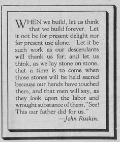 Historic Preservation/Architecture Quotes