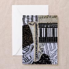 bass-clarinet-ornament Greeting Card for