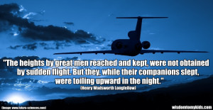 The Height By Great Man Reached And Kept.