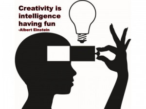 Post image for QUOTE & POSTER: Creativity is intelligence having fun ...