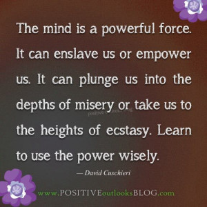 The mind is a powerful force