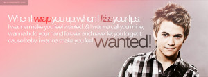 Hunter Hayes Wanted Lyrics Quote Facebook Cover