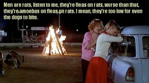 Men are rats... #Grease #Frenchy