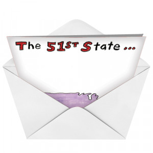 51st State Adult Humor Birthday Greeting Card image 2