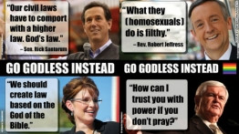 ... , Texas on March 5, 2013, misquoting Sarah Palin remark on the Bible