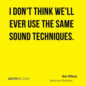 Ann Wilson Quotes