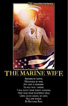 Marine Wife Tattoo Ideas Marine wife!