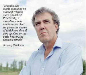 Jeremy Clarkson on religion