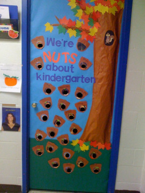 September Door! We're Nuts about Kindergarten!