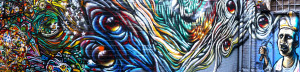 Psychedelic Graffiti Mural