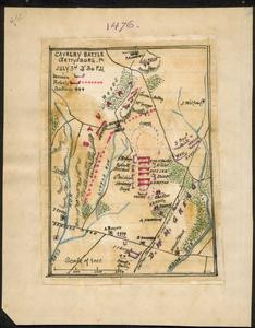 Battle of Gettysburg in July 3rd, 1863