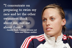 Swimming legend Amanda Beard, American swimmer and seven-time # ...
