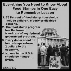 Food stamps - it's a SNAP