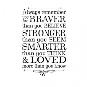 Winnie The Pooh Quotes Always Remember You Are ~ Always remember you ...